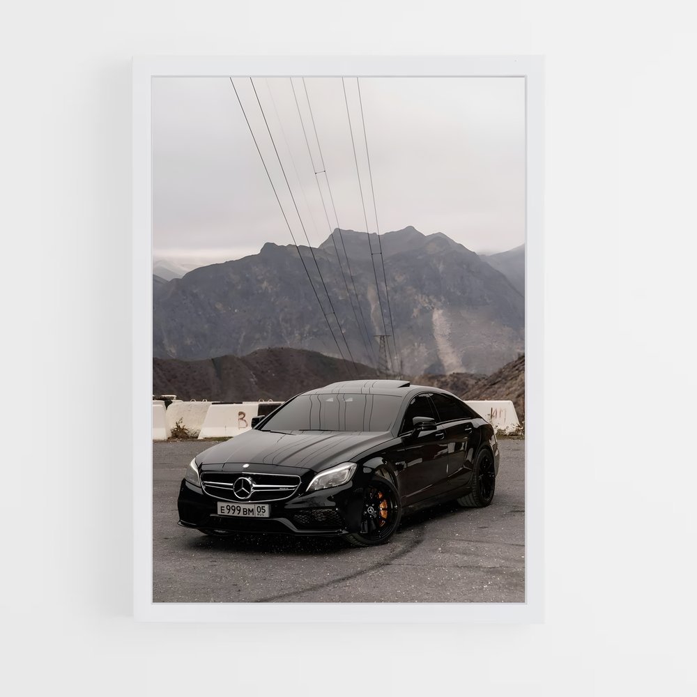 Poster Montagne et Puissance – affiche Mercedes (vue 3)